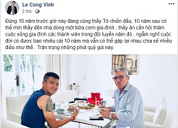 Công Vinh mời cơm thân mật HLV Calisto kỷ niệm 10 năm vô địch AFF Cup