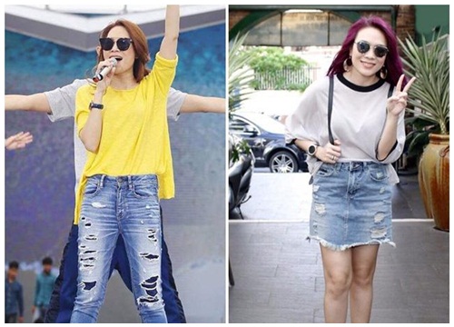 Đùi to, chân ngắn như Mỹ Tâm chọn quần jeans cẩu thả là thảm họa ngay!