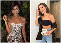 Hoa hậu Hoàn vũ Olivia Culpo gợi cảm với đầm ngắn lấp lánh