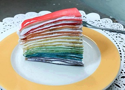 Làm bánh Crepe cầu vồng ngàn lớp 'siêu' yêu và 'siêu' ngon