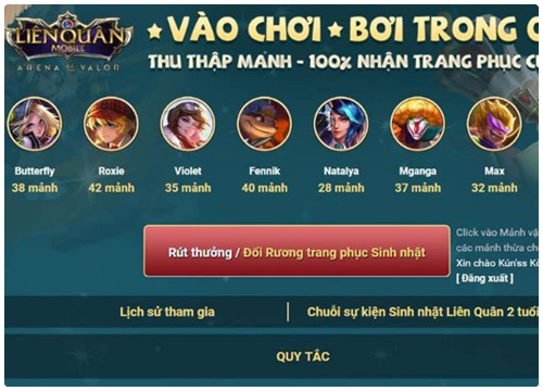 Liên Quân Mobile: Game thủ Việt là "trâu cày" sự kiện, bảo sao Garena không "hút máu" mạnh