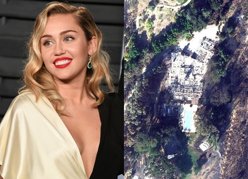 Loạt ảnh vệ tinh về khung cảnh hoang tàn tại nhà Miley Cyrus và nhiều sao khác sau đám cháy rừng ở California