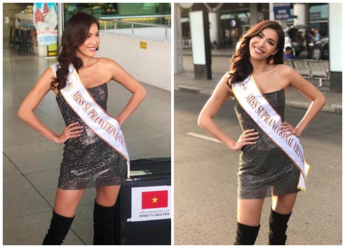 "Ngựa chiến" Minh Tú chính thức lên đường thi đấu tại Miss Supranational 2018