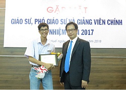 PGS trẻ nhất ĐH Sư phạm Huế: 1 năm đăng 19 bài báo trên tạp chí quốc tế