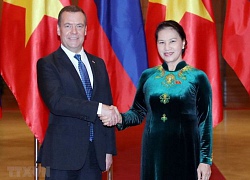 Thủ tướng Medvedev hội kiến Chủ tịch Quốc hội Nguyễn Thị Kim Ngân