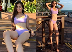 Trần Tiểu Vy diện đồ tắm khoe đường cong bốc lửa không hề thua chị kém em tại Miss World 2018