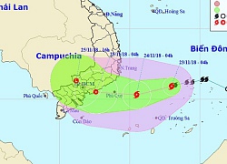 Bão số 9 gây mưa lớn nhiều nơi ở các tỉnh phía Nam