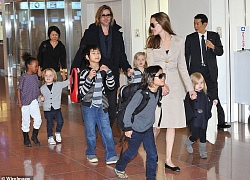 Brad Pitt và Angelina Jolie không muốn các con tổn thương