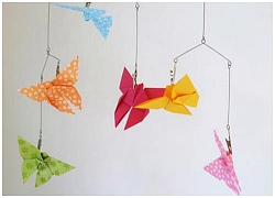 Gấp bướm theo phong cách Origami