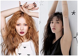 Lần đầu tiên lên báo sau khi rời Cube, Hyuna được khen hết lời vì không makeup mấy mà vẫn xinh