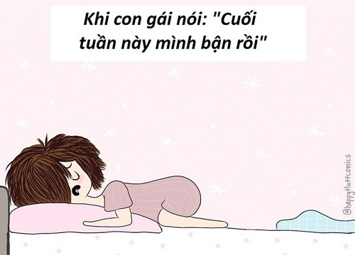 Loạt tranh hài hước 'nói hộ tiếng lòng' của hội chị em