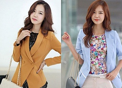 Áo khoác blazer nữ công sở đẹp thu đông 2018 thanh lịch cuốn hút