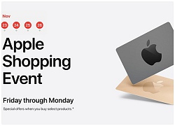 Apple tung thẻ giảm giá cho iPhone, iPad ngày Black Friday