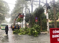 Bão số 9 suy yếu thành áp thấp nhiệt đới, Sài Gòn mưa lớn gây ngập