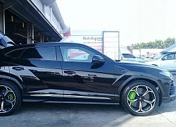 Cảm nhận nhanh siêu SUV Lamborghini Urus mới cập bến Campuchia: Nổi bật từ gam màu xanh chuối