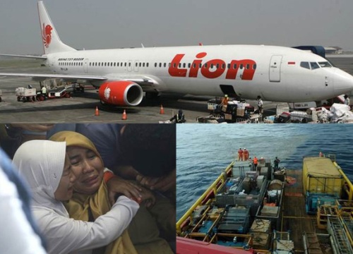 Hé lộ khoảnh khắc cuối cùng của máy bay Lion Air chở 189 người rơi xuống biển