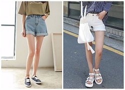 Hô biến đôi chân trở nên dài miên man cùng với Short Jeans