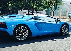 Siêu xe Lamborghini Aventador S mui trần cập bến Campuchia