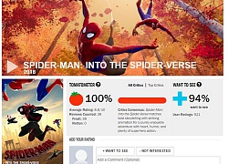 Đạt điểm tuyệt đối, "Spider-Man: Into the Spider-Verse" là phim Người Nhện hay nhất lịch sử