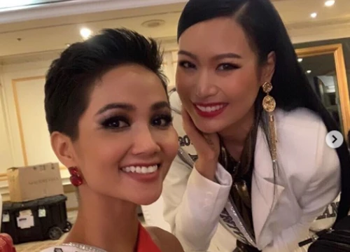 H'Hen Niê tự tin 'đọ sắc' cùng Miss Universe Thailand 2018 tại 'xứ sở chùa Vàng'