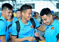 Những hình ảnh đầu tiên của đội tuyển Việt Nam khi đến Philippines thi đấu bán kết AFF Cup 2018