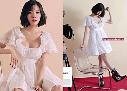 Tiffany lâu lắm mới lên bìa tạp chí: Khoe đôi gò bồng đảo gợi cảm, nhưng đôi chân gầy báo động mới đáng chú ý