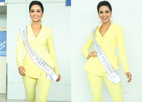 Trước lúc 'chinh chiến' tại Miss Universe 2018, H'Hen Niê nhắn nhủ: 'Em luôn ủng hộ chị Minh Tú'