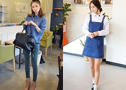 Chọn thời trang denim cho những ngày se lạnh bất ngờ