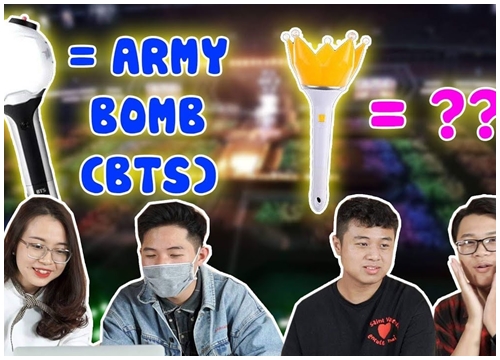 Đoán Light Stick nhóm nhạc Hàn Đừng tưởng dễ, khó lắm nha