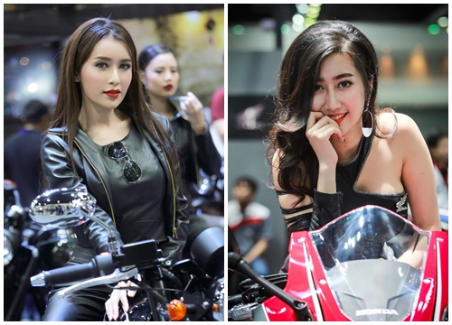 Đứng hình trước dàn siêu mẫu quá nóng, khuấy động Moto Expo 2018