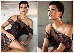 H'Hen Niê vô cùng quyến rũ trong trang phục dạ hội xẻ cao tà tại Miss Universe 2018