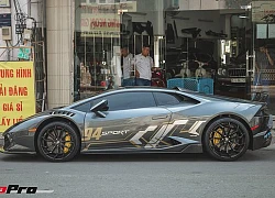 Lamborghini Huracan màu hồng nữ tính của đại gia Bạc Liêu