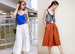 Quần culottes mặc với áo gì hợp mốt nhất?