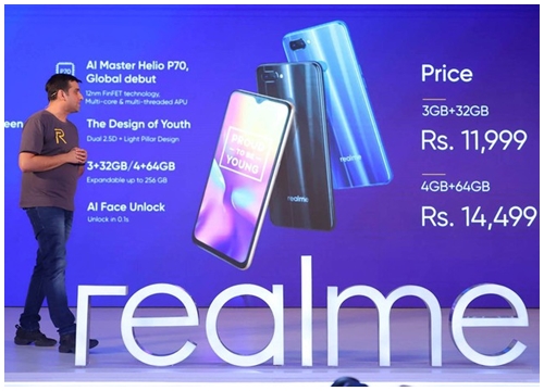 Realme U1 là Smartphone đầu tiên trang bị vi xử lý Helio P70