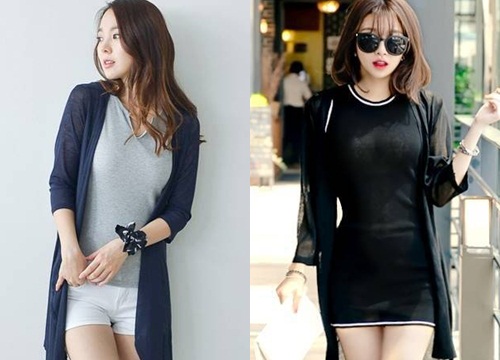 Tỏa sáng đầu đông với công thức mix áo cardigan dáng dài