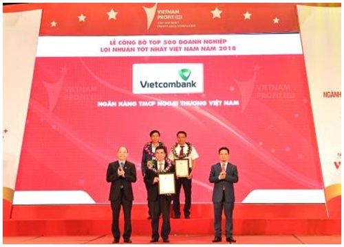 Vietcombank dẫn đầu các ngân hàng trong top 10 doanh nghiệp lợi nhuận tốt nhất Việt Nam