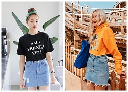 Bỏ túi 7 cách mix đồ luôn đẹp với chân váy Jeans