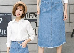 Cách diện đồ denim cho nàng dạo phố cuối tuần