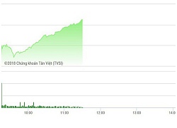 Chứng khoán sáng 3/12: Tiền đổ xô vào mua, thị trường tăng vọt