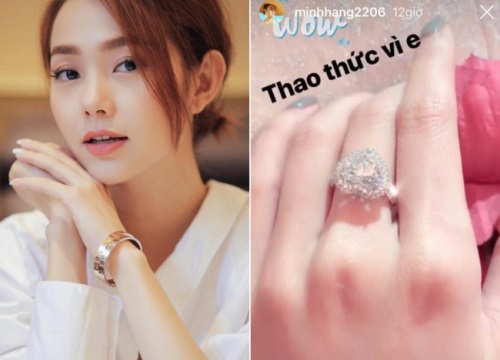 Dân tình đồn đoán Minh Hằng đeo nhẫn kim cương bỏ cuộc chơi showbiz, nữ chính gạt phắt: 'Không đúng đâu'