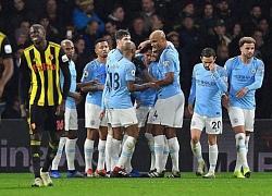 Đánh bại Watford, Man City lập thêm một kỷ lục "siêu khủng"