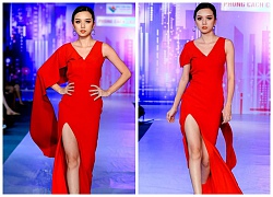 Em gái của `Nữ hoàng sắc đẹp` Vũ Hoàng Điệp khoe cá tính trên sàn catwalk