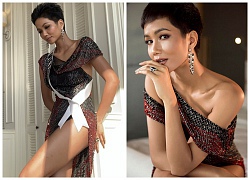 H'Hen Niê quyến rũ với váy dạ hội xẻ cao bất tận tại Miss Universe