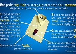 Phân biệt áo sơ mi Việt Tiến thật- giả