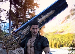 Phiên bản cosplay nhân vật Gladiolus của bộ series game 'Final Fantasy'