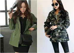 Bạn gái cá tính nên chọn áo khoác jacket nữ quân đội đẹp thu đông 2018 2019 này