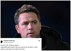 Michael Owen đưa ra nhận định về top 4 Premier League, bất ngờ với Man Utd