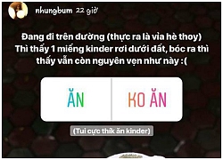 Nhặt được hộp socola ở vỉa hè, bạn gái Văn Toàn quyết định... ăn luôn!