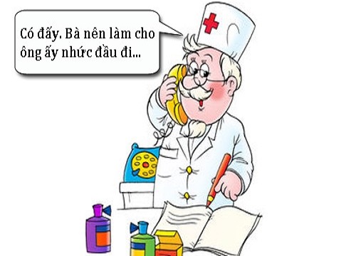 Sáng cười: Lời khuyên của bác sĩ khi chồng uống nhầm thuốc