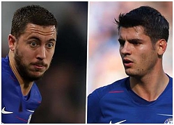 Sarri khẳng định Hazard đá tiền đạo hay hơn Morata